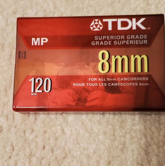 TDK 8mm 120 MP Premium Camcorder Tape MP in Factory Sealed Packaging NWT - Picture 9 of 9